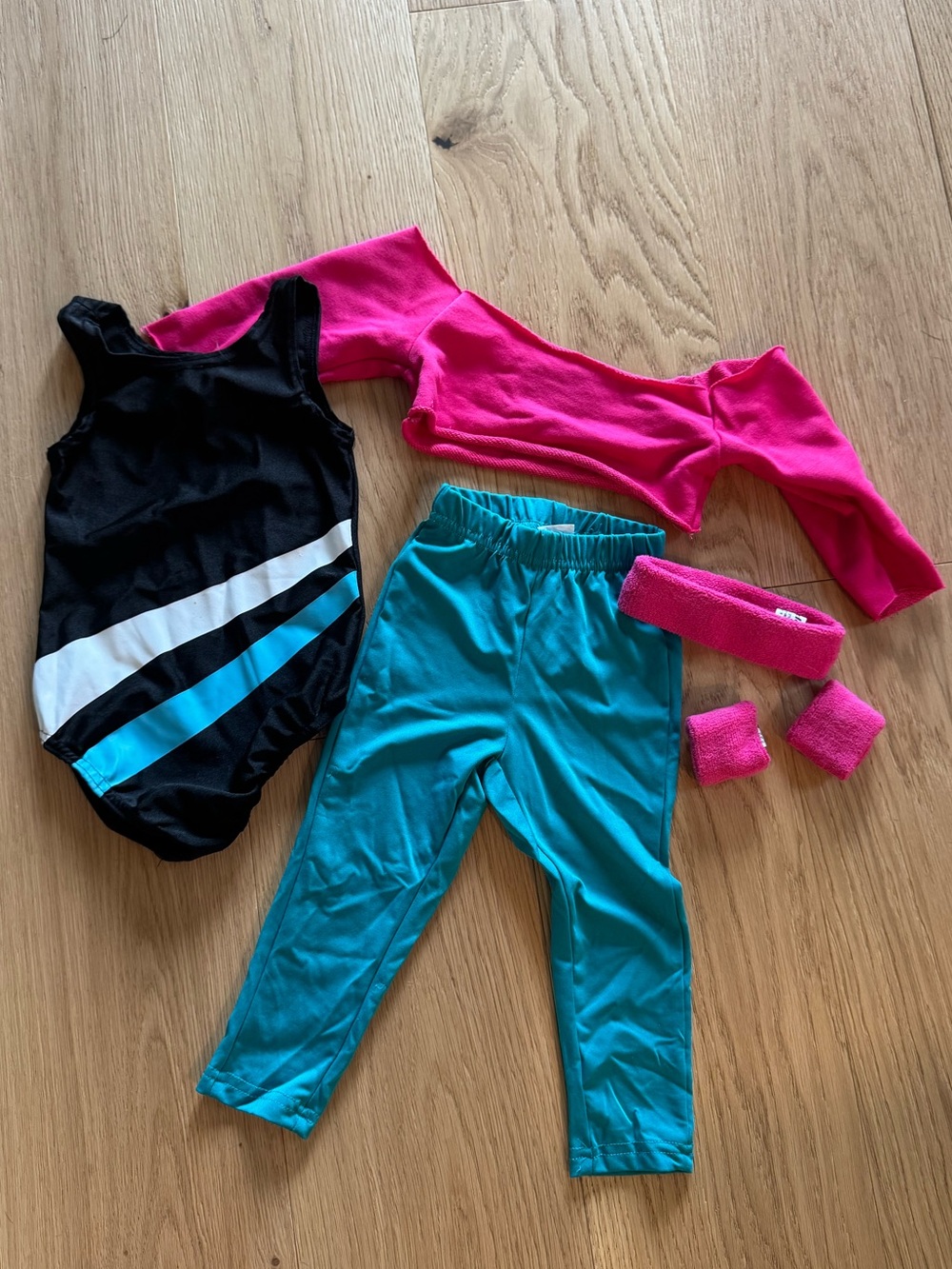 Toddler 80’s Aerobics Workout Costume 2T
